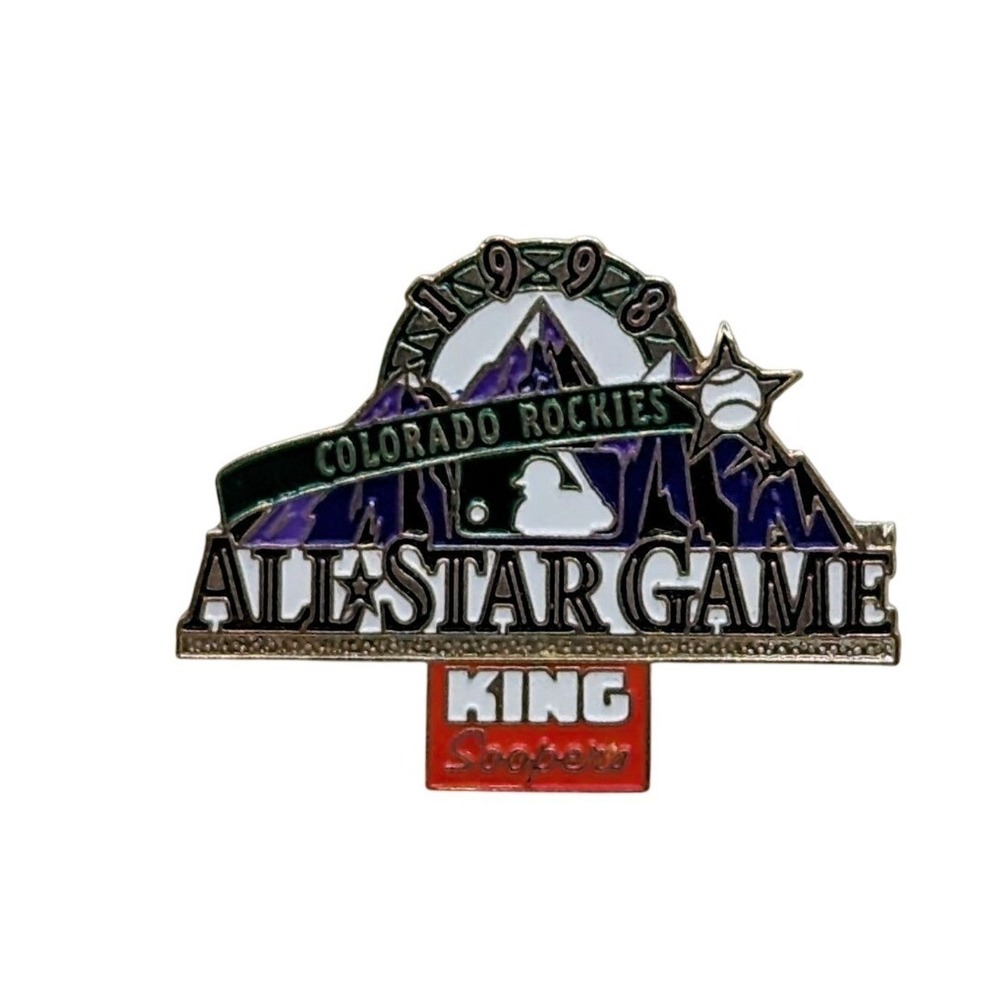 1998 All Star Game Coors Field Colorado Rockies King Soopers MLB Enamel Pin